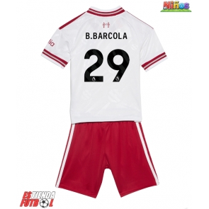 Liverpool Bradley Barcola #29 Segunda Equipación Niños 2026-27 Manga Corta (+ Pantalones cortos)